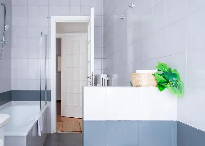 아파트 Ampio Ed Elegante - 2 E 2 Bagni *